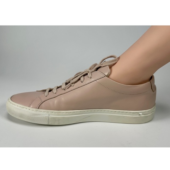 Woman By Common Projects Leather Sneakers in Blush Pink Made in Italy EU 39/US 9 - Picture 5 of 16